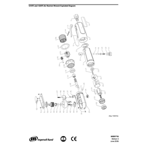 Diagram Diagram and Parts List for IR1215TI  Ingersoll Rand Ratchet